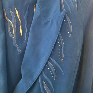 VINTAGE 80's "City Girl Sport" Jacket, Top and midi length skirt